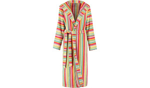 Bademantel 7081 - Cawö Life Style Damen-Kapuzemantel Multicolor