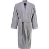 Bademantel 800 - Cawö Kimono-Veloursmantel mit Schalkragen