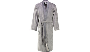 Bademantel 5840 - Cawö Herren Kimono Luxury Home Walkvelours