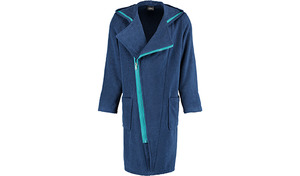 Bademantel 6516 - Cawö Herren-Kapuzemantel New Zipper
