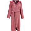 Bademantel 6432 - Cawö Damen-Kapuzemantel Velours, Frottier