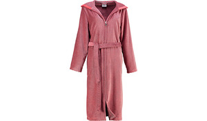 Bademantel 6432 - Cawö Damen-Kapuzemantel Velours, Frottier